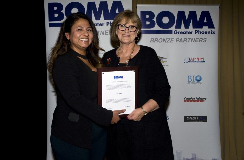 Property management industry leader Karen Piper receives BOMA Greater Phoenix Lifetime Achievement Award
