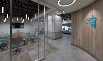 Barrow artificial intelligence suite, CTCA suites, senior living facility, Arizona Care Network highlight projects by Iconic Design Studio