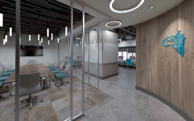 Barrow artificial intelligence suite, CTCA suites, senior living facility, Arizona Care Network highlight projects by Iconic Design Studio