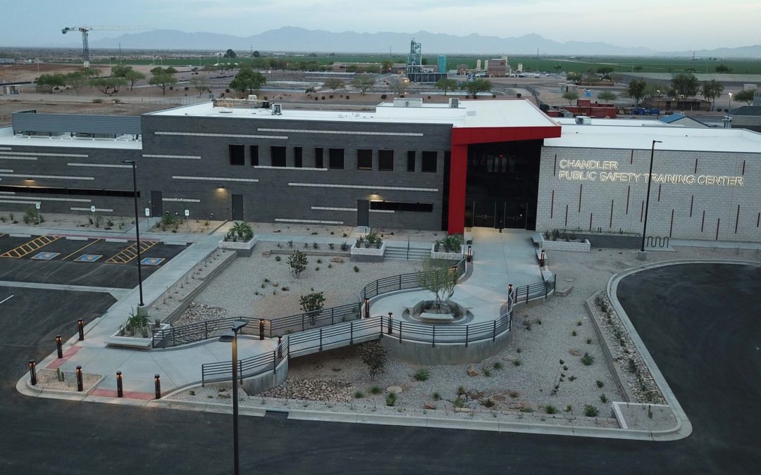 Caliente Construction celebrates completion and ribbon-cutting ceremony of $10M Chandler Public Safety Training Center