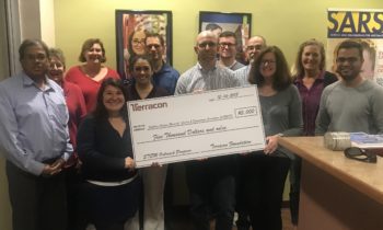 Terracon’s Tucson office presents S. Ariz. Research, Science, and Engineering Foundation with $5,000 board grant   