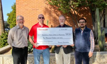 Terracon’s Tucson office presents $10,000 student grant to UA College of Engineering