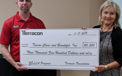 Terracon presents Tucson Clean & Beautiful $3,500 foundation grant for youth mentoring