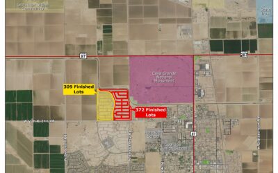 Richmond America Homes, Oakwood Homes purchase 372 finished residential lots in Coolidge’s Cross Creek Ranch for nearly $27.5M