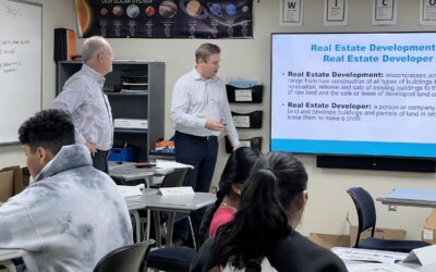 Back to school: NAIOP Arizona kicks off 2nd semester of Junior Achievement of Arizona course  