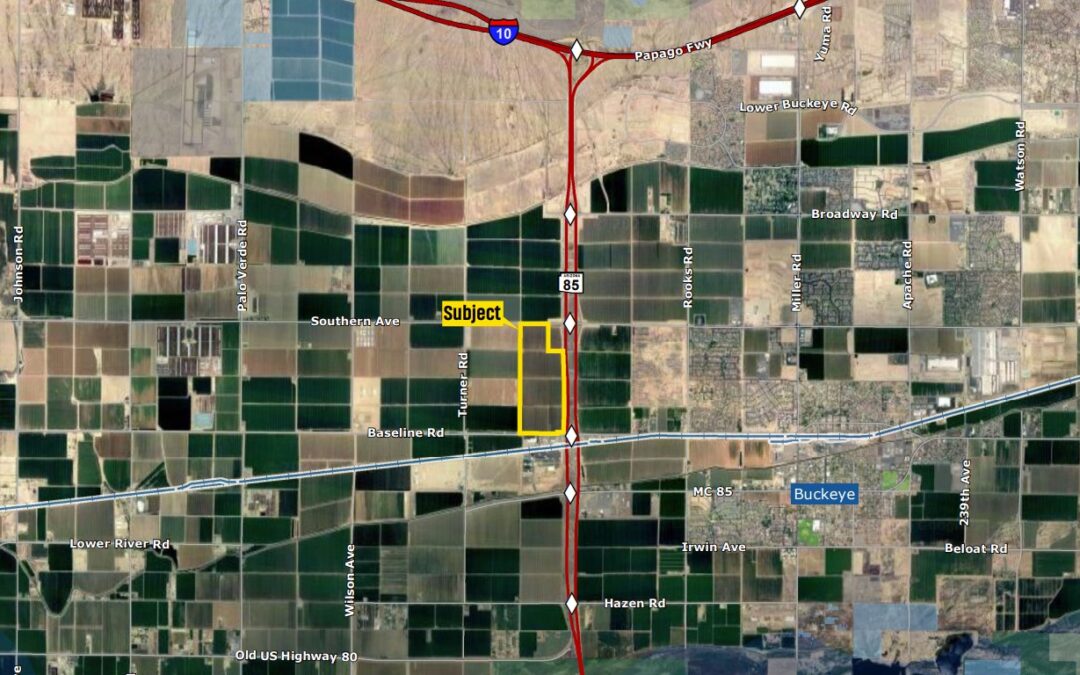 Massive 3.6 MSF, 6-building industrial park to be developed on 225 acres in Buckeye, Arizona