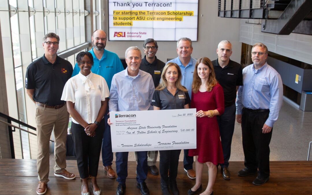 Terracon Foundation awards $10,000 grant to ASU for engineering student scholarships
