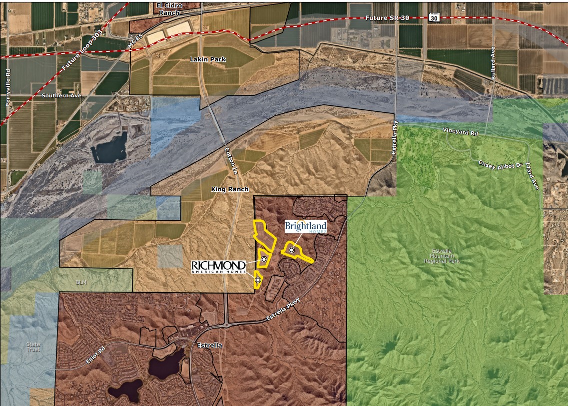 The sale of 30+ acres of land at Estrella will provide muchneeded