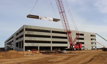 Coreslab Structures AZ celebrates topping out at Desert Diamond West Casino parking garage