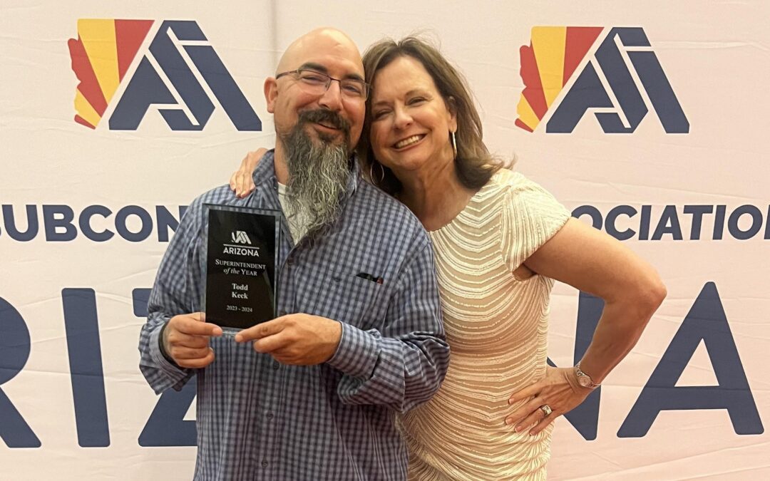 ASA Arizona names Todd Keck of W&W Structural as Superintendent of the Year at awards event