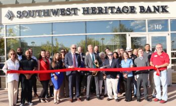 Southwest Heritage Bank marks 1-year anniversary with ribbon-cutting ceremony