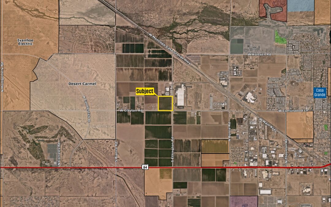 Chemical supplier Sunlit Arizona purchases 40 acres for new facility in Casa Grande for $9.2M