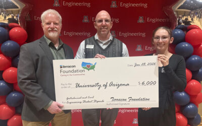 Terracon Foundation awards $6,000 grant to support UA students in geotechnical engineering